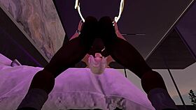 i fuck the latina woman with big tits in her bedroom