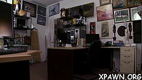 couple explores naked intimacy in a shop setting with amateurs