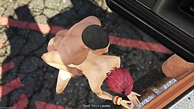 gta v porn - taking care of lonely ass blowjob pov sex