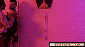 Black Hunk Dominates White Bodybuilder