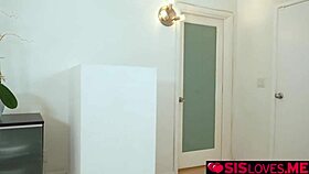 Hey, Emma and Britt surprise Alex with a hot Christmas gift! 🎄