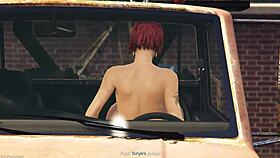 gta v porn - taking care of lonely ass blowjob pov sex