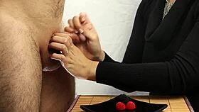 Watch this cfnm handjob cum on candy berries and food, wanna try it?