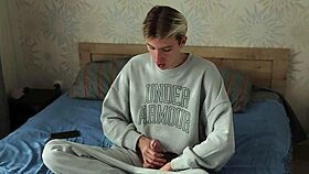 Two Sweet Twinks Seduced A Student With A Big Dick Into Sex