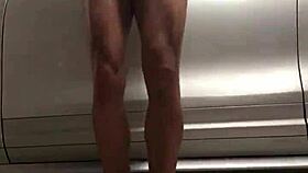 Spying On Gay Gym Action In The Garage?