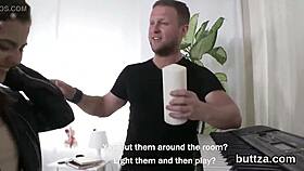 glamorous skinny nympho gets her pussy and anus poked