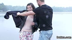 glamorous skinny nympho gets her pussy and anus poked