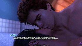 My big step-sister got needy at night in Santa County. I helped her cum in this 3D hentai!