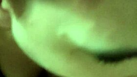 Red hair Italian woman gives deep throat and analingus