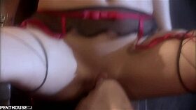 kinky domina victoria sin got her butt covered with cum after hard anal fuck?