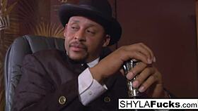 sexy shyla stylezs gets hot anal threesome with cumshots