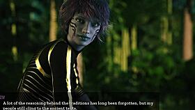 Horny Milfs Threesome In Anime Game