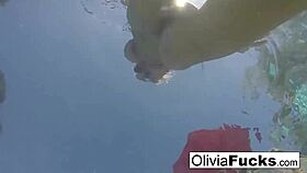 Olivia Feels Summer Bliss Nude In Pool With Big Tits