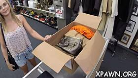 Daring Slut Blows And Fucks In The Shop, Tight Pussy Pov