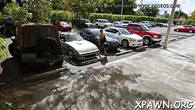 fine honey does not hide her ass and twat in reality show