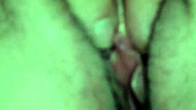 The Young Girl's Pussy Opens Wide for the First Time in the Bedroom Scene.