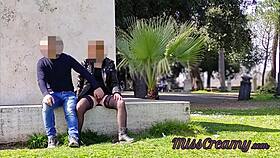 Real amateur french public squirt sex risky on the park people walking near 4k - misscreamy. Blonde milf mommy caught squirting in voyeur european wife scene.