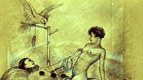 Discovering vintage erotic illustrations evokes deep nostalgia and desire