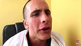 after the doctor's visit, the blonde with big natural tits undergoes a deepthroat transformation in the hospital.