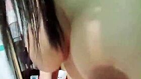 Fucking hard with my boyfriend's monster cock this morning!