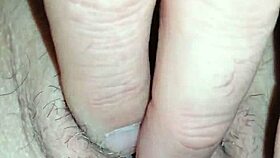 The Young Girl's Pussy Opens Wide for the First Time in the Bedroom Scene.