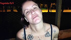 hot skinny latina milf vagninho and holy rubi piss and show ass in park