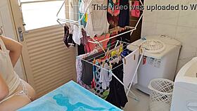 I just showed my panties and natural tits