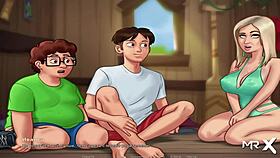 Summertime Saga: Uncensored Laundry Sex Scene With Big Ass