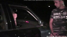 Big Tits Model Krystal Swift Undresses in Car, Heading to Outdoor Group Sex Orgy.