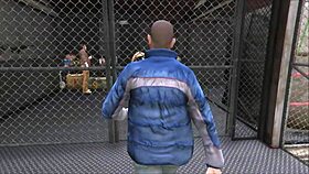 Cristina gets fucked by two mechanics in workshop