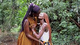 African Lesbians - Black Babes Licking Pussy, Tribbing, And Squirting Like Crazy!