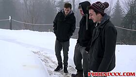 Watch Twinks Roscoe, Jimmy, And Hunter In Wild Threesome?