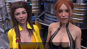 Stranded in space with hot step sisters!