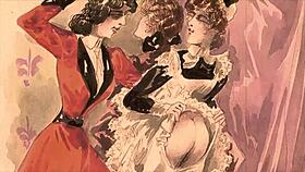 vintage cartoon illustration with retro charm 📜