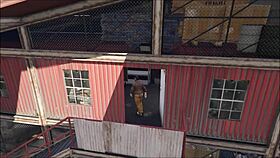 Cristina gets fucked by two mechanics in workshop