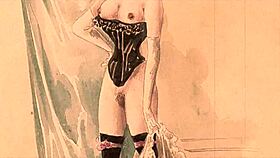 vintage cartoon illustration with retro charm 📜