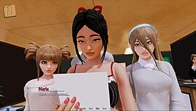 Exploring harem hotel 316 in the game