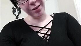 big tiddy goth humiliation sexting compilation, what does she say?
