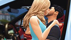 mia hayes gets suggestive in her porsche cartoon hentai.