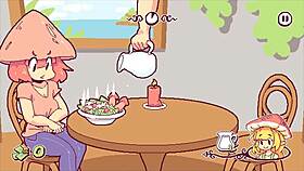 want shemale cum as sauce in this hentai game?