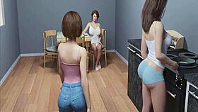 milf plays adult game with big cock