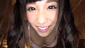 Cute asian amateur sucks and licks to orgasm