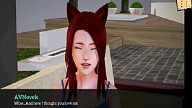 in my new family, the redhead feels deeply connected through intimate moments with big tits and ass.