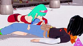 koikatsu c18 dragon ball uncensored story features bra play and intimate encounters