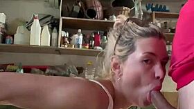 Young 18+ Girl Screwed Hard in Tight Ass Inside Her Father's Garage