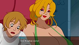 naked old woman dancing striptease in public outdoor