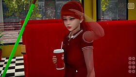 Japanese Teen 18+ and Milf Expose Nipples in Public Outdoor Scene