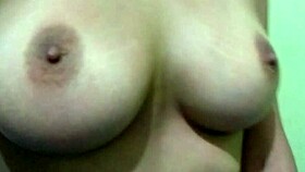 cute skinny brunette indian girl films her solo video.