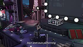 Sneak peek at naughty 3D hentai backstage fun