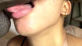 Hey, watch me deepthroat my neighbor’s huge cock while my wife’s away - amateur couple Nysdel!